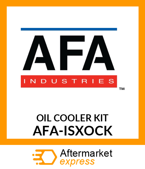 OIL COOLER KIT AFA-ISXOCK