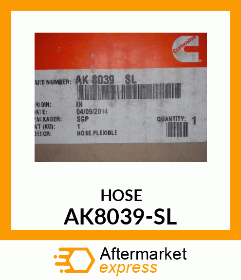 HOSE AK8039-SL