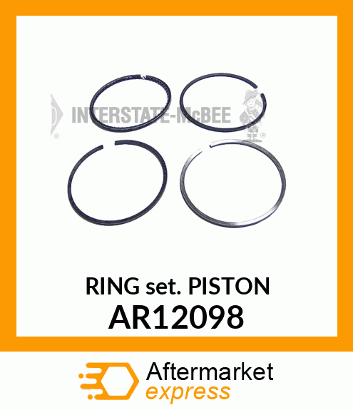 RING SET PISTON AR12098