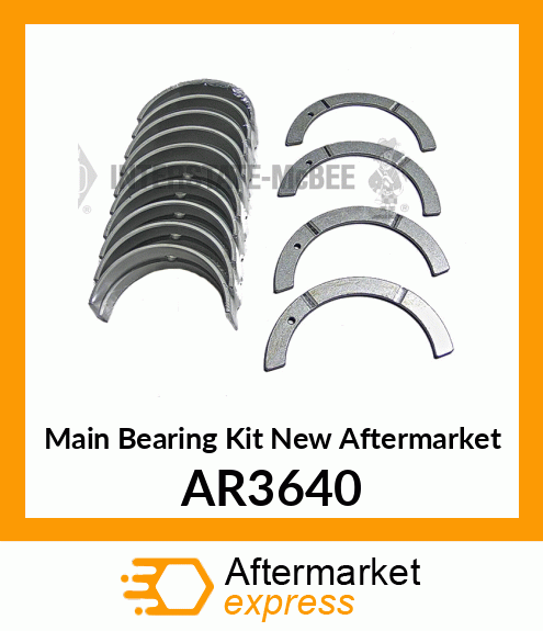 Main Bearing Kit New Aftermarket AR3640