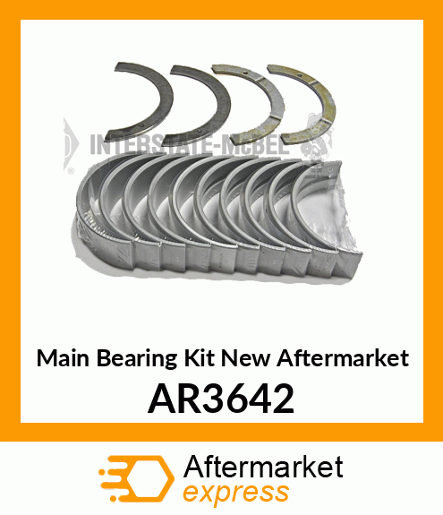 Main Bearing Kit New Aftermarket AR3642