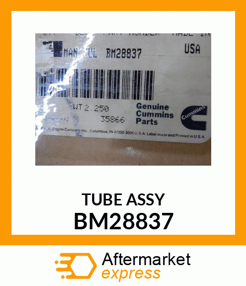 TUBE ASSY BM28837