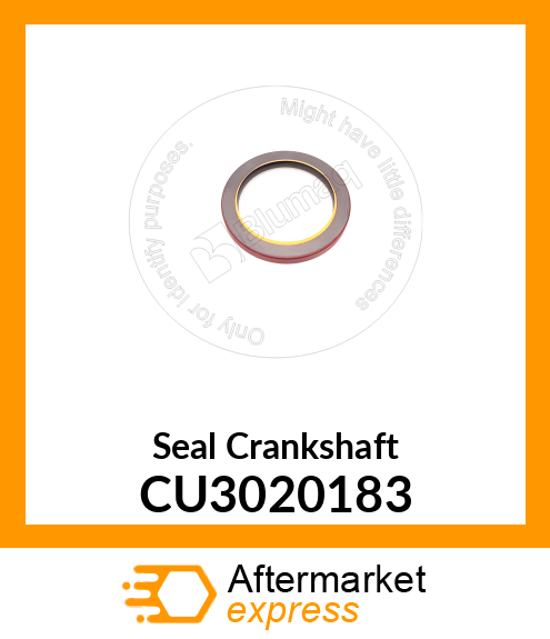 Seal Crankshaft CU3020183