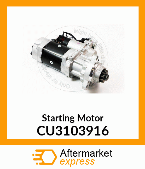 Starting Motor CU3103916