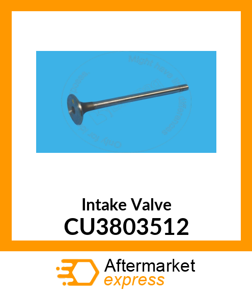 Intake Valve CU3803512