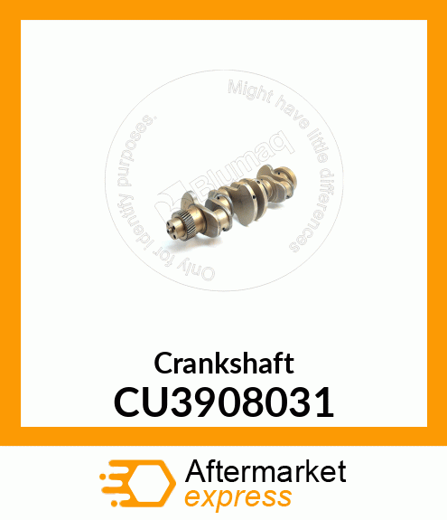 Crankshaft CU3908031