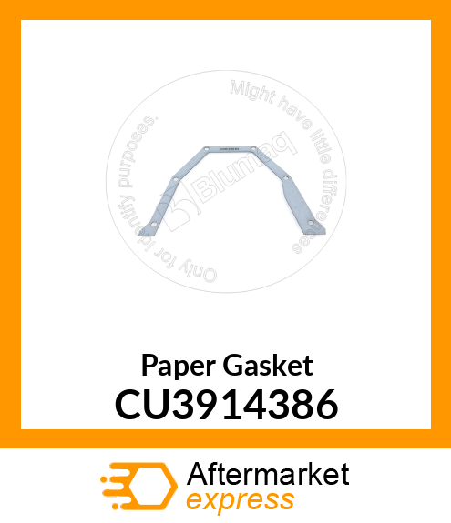 Paper Gasket CU3914386
