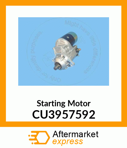 Starting Motor CU3957592