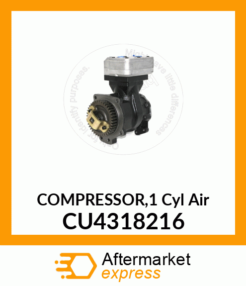 COMPRESSOR,1 Cyl Air CU4318216