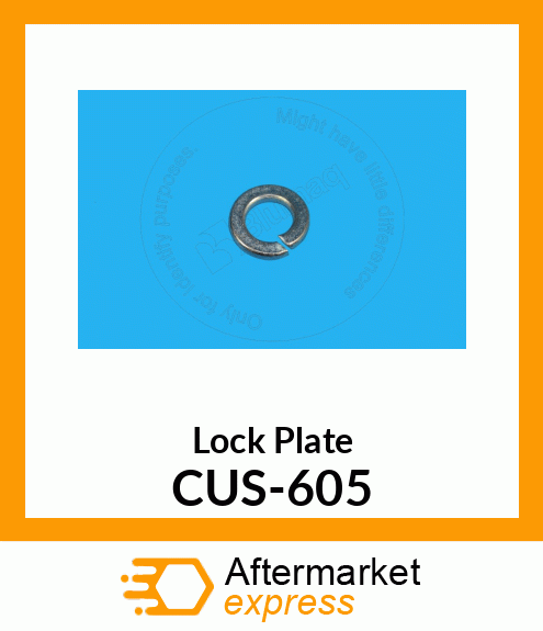 Lock Plate CUS-605