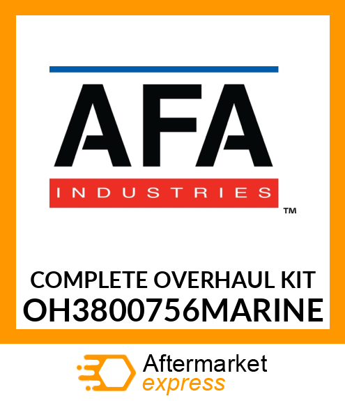 COMPLETE OVERHAUL KIT OH3800756MARINE