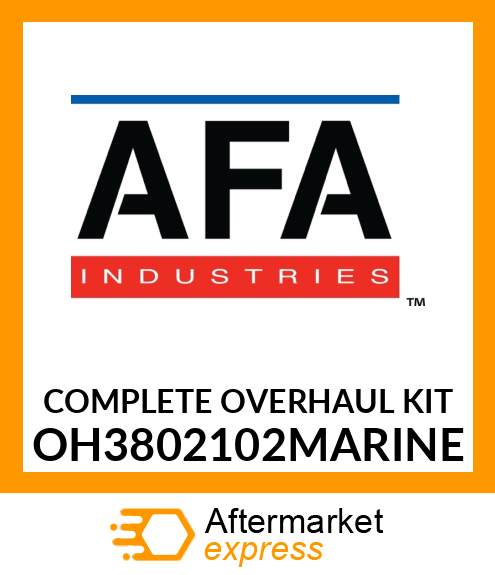 COMPLETE OVERHAUL KIT OH3802102MARINE