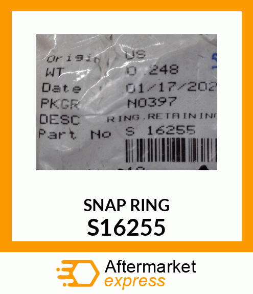 SNAP RING S16255