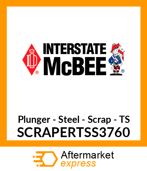 Plunger - Steel - Scrap - TS SCRAPERTSS3760