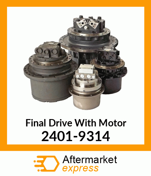 Final Drive With Motor 2401-9314