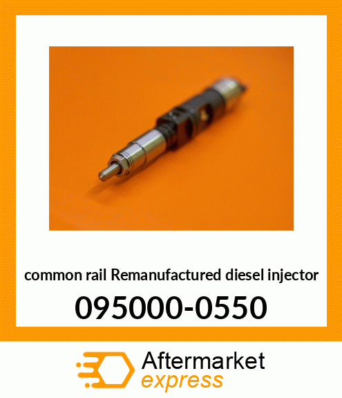 common rail Remanufactured diesel injector 095000-0550