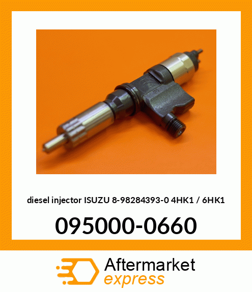 diesel injector ISUZU 8-98284393-0 4HK1 / 6HK1 095000-0660