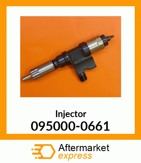 Spare part 095000-0661 + diesel injector ISUZU 8-98284393-1 4HK1 / 6HK1