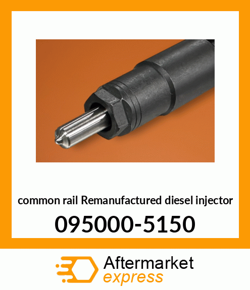 common rail Remanufactured diesel injector 095000-5150