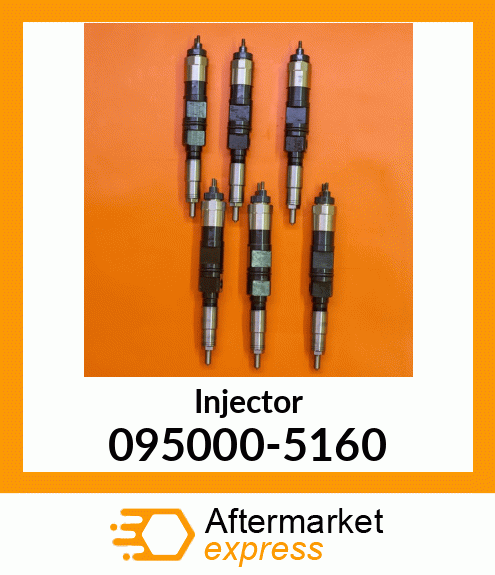 common rail Remanufactured diesel injector 095000-5160