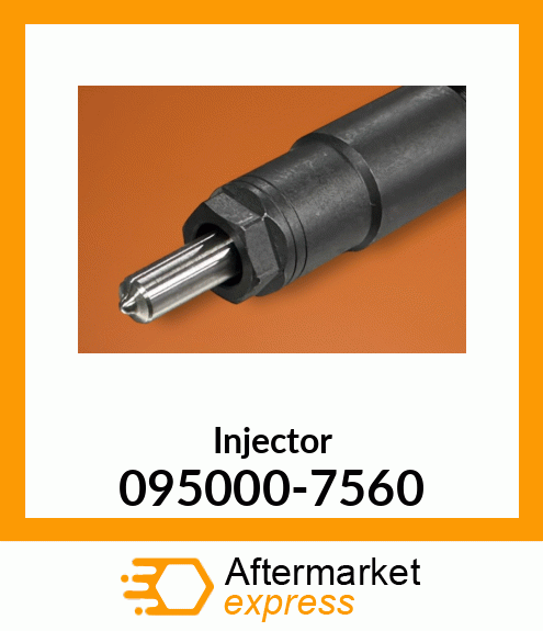 common rail Remanufactured diesel injector 095000-7560