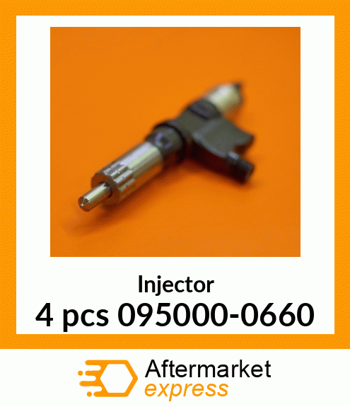 Injector 4 pcs 095000-0660