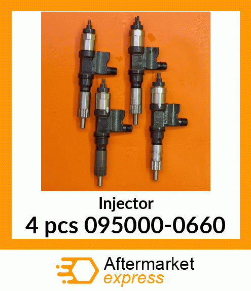 Injector 4 pcs 095000-0660