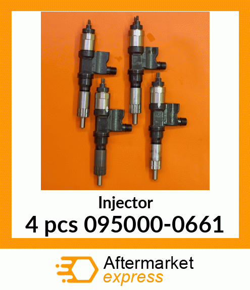 Spare part 4 pcs 095000-0661 + Injector