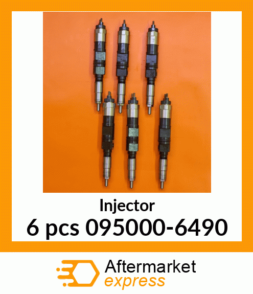 Injector 6 pcs 095000-6490