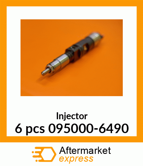 Injector 6 pcs 095000-6490