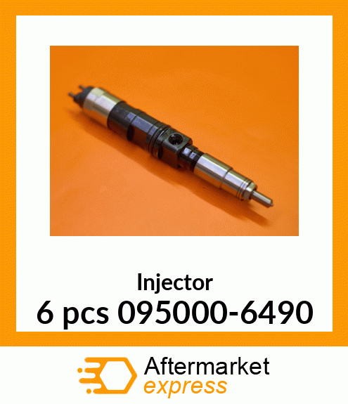 Injector 6 pcs 095000-6490