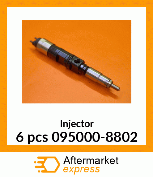 Injector 6 pcs 095000-8802