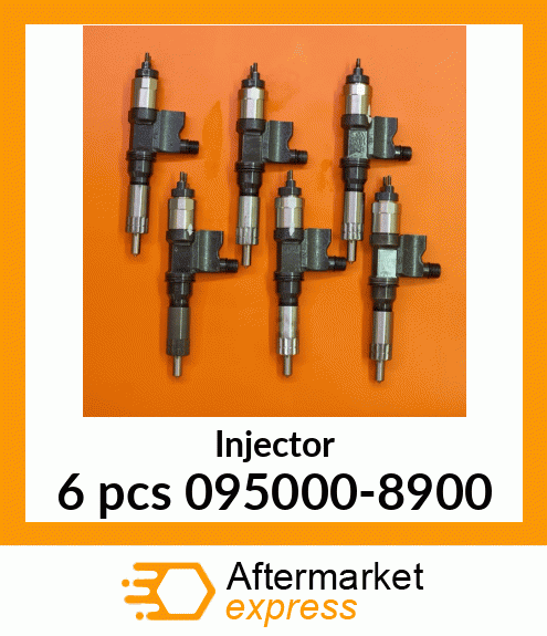 Injector 6 pcs 095000-8900