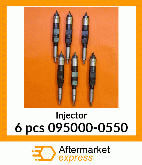 Injector 6 pcs 095000-0550