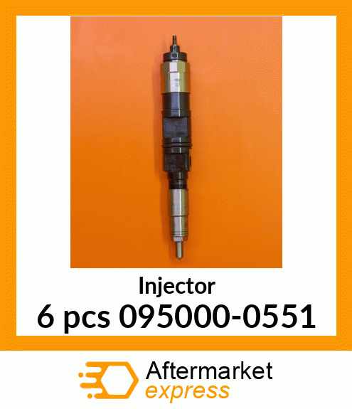 Injector 6 pcs 095000-0551