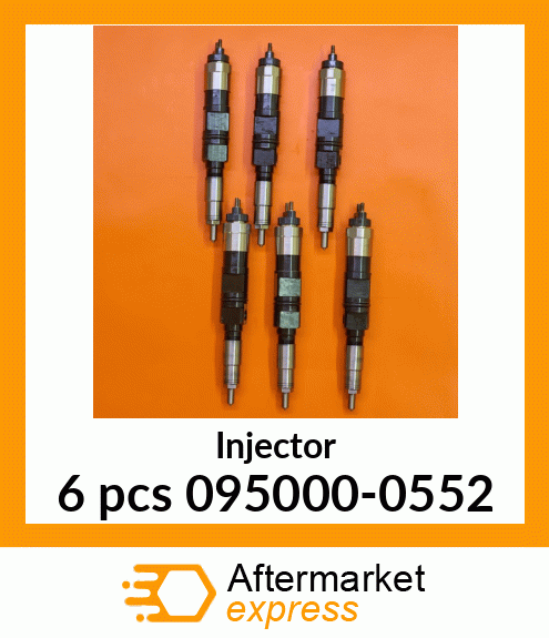 Injector 6 pcs 095000-0552