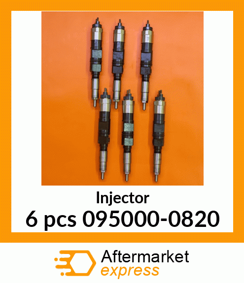 Injector 6 pcs 095000-0820