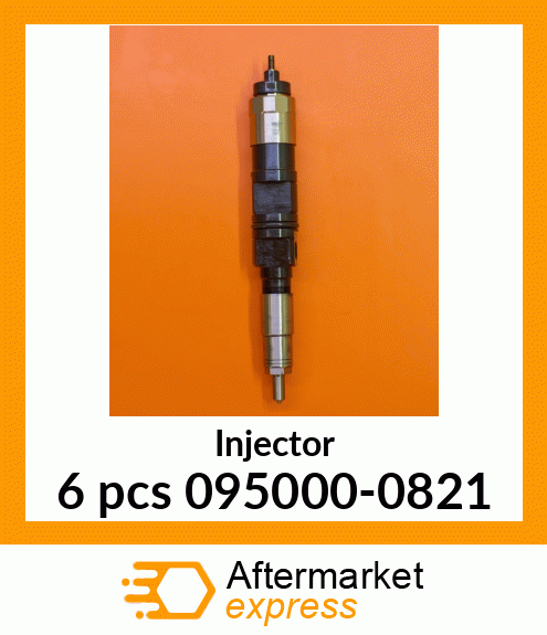 Injector 6 pcs 095000-0821