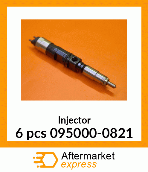 Injector 6 pcs 095000-0821