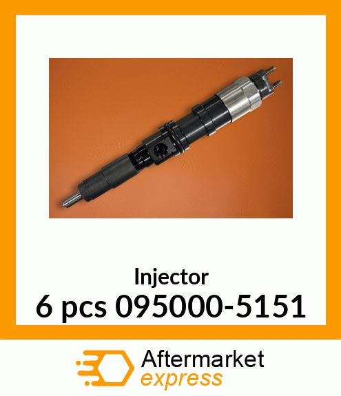 Injector 6 pcs 095000-5151