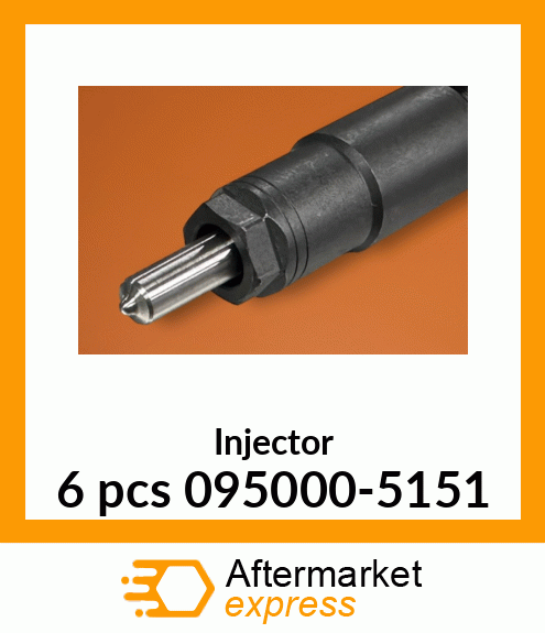 Injector 6 pcs 095000-5151