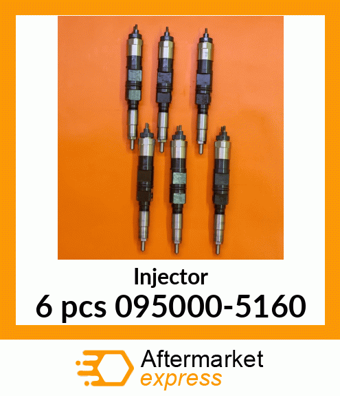 Injector 6 pcs 095000-5160