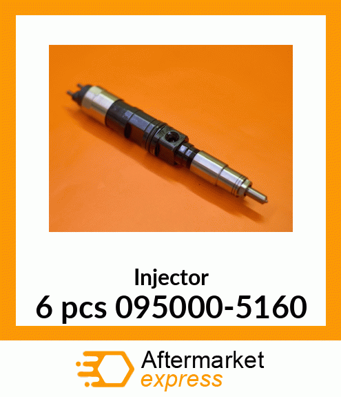 Injector 6 pcs 095000-5160