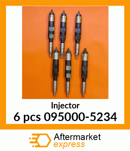 Injector 6 pcs 095000-5234