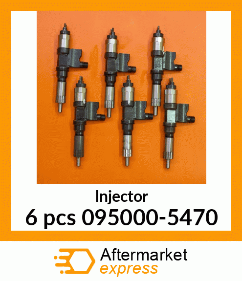 Injector 6 pcs 095000-5470