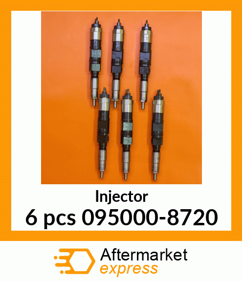 Injector 6 pcs 095000-8720