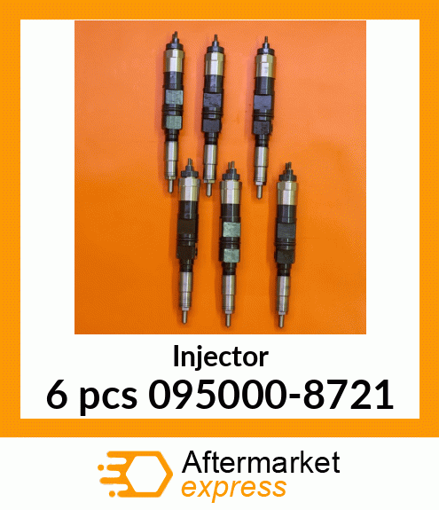 Injector 6 pcs 095000-8721