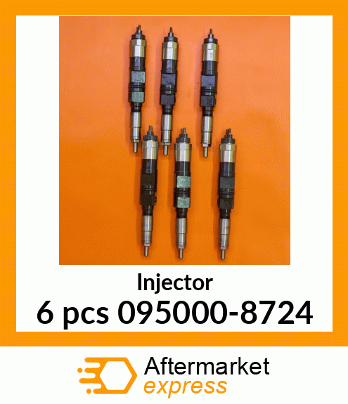 Injector 6 pcs 095000-8724