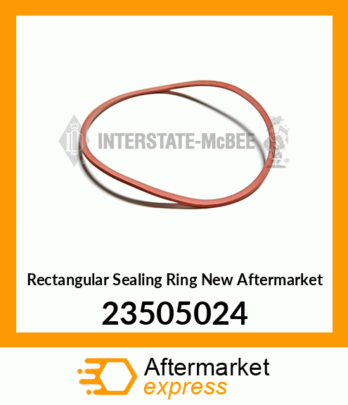 Spare part 23505024 + Rectangular Sealing Ring New Aftermarket