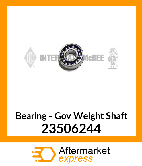 Spare part 23506244 + New Aftermarket BEARING, GOV. WT. SHAFT